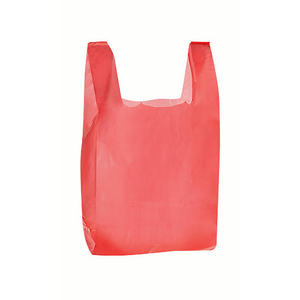 Sac de t-shirt gilet en plastique PE coloré imprimé avec LOGO personnalisé - Product Image 6