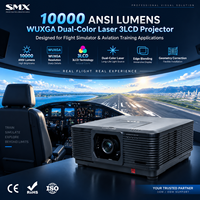Projecteur laser WUXGA 10000 ANSI 3LCD immersif pour simulateur de vol, grandes salles et projection de simulation
