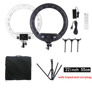 Beauté 22 pouces <span class=keywords><strong>55cm</strong></span> 3200-5500K Dimmable Ringlight Caméra Vidéo Diffusion en direct Maquillage Selfie Big LED 21 Inch <span class=keywords><strong>Ring</strong></span> <span class=keywords><strong>Light</strong></span> - Product Image 1