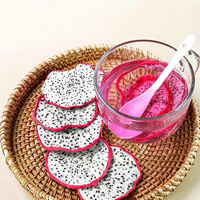 Gedroogde witte drakenvrucht plakjes, originele smaak, knapperige pitaya plakjes voor detailhandel en wederverkoop.