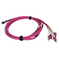 Câble de raccordement à fibres optiques MPO direct usine, OM4 multimode, gaine LSZH PVC pour réseaux WiFi 4G 3G