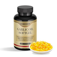 Prix de gros Supplément de soins de santé Gel mou Allicine Capsule Huile d'ail Capsules molles pour stérilisation