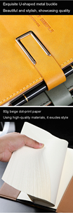 A5 da bìa cứng kinh doanh máy tính xách tay nhiệt nhật ký tổ chức/kế hoạch 80 Sheets tinh tế <span class=keywords><strong>notepad</strong></span> Hộp Quà Tặng thiết lập vật tư văn phòng - Product Image 4