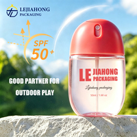 Botol Semprot Mini Silinder Warna Macaron Custom 50ml PET Portabel dengan Lubang Gantung, Wadah Lotion Perjalanan, Sablon Sutra
