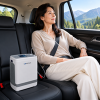 Concentrateur d'oxygène portable léger JAY 1000P avec batterie amovible pour les voyages, les activités de plein air et la thérapie en haute altitude