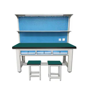 OEM/ODM Customized factory assembly line assembly anti-static Kanban workbench with two bench