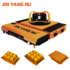 รถเข็นไฟฟ้าแบบไร้สายสำหรับขนส่งของหนัก 20 ตัน 40 ตัน ใช้แบตเตอรี่ ควบคุมด้วยรีโมทอุตสาหกรรม - Product Image 1