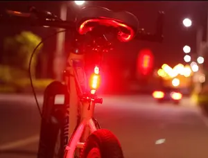 נייד נטענת LED USB רכיבה על אופני אור COB זנב אור אופניים אחורי אור