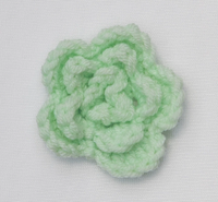 Fleurs multicolores au crochet à la main, fleurs à plusieurs couches pour accessoires vestimentaires, accessoires pour cheveux, sac, accessoires de bricolage