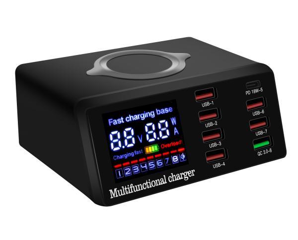 100 w Multifunctional  Commercial Cell Phone  Usb  Electric Portable Stations Power Wireless Charging Station