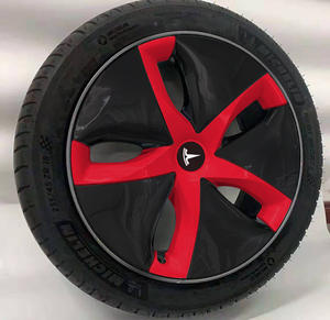 Piezas de coche personalizadas, cubierta de rueda de Hubcap central ABS para <span class=keywords><strong>Tesla</strong></span> modelo 3 - Product Image 6