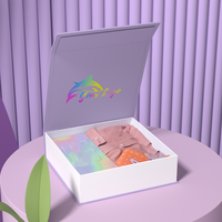 Caja de Regalo de Joyería Ecológica, Personalizada, Magnética, de Papel de Lujo, con Logotipo Impreso