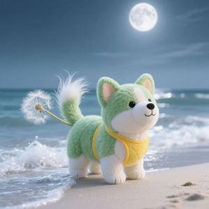 ตุ๊กตาสุนัขแบบกำหนดเอง ตุ๊กตาสัตว์สุนัขแบบสั่งทำ ขายส่งสินค้าขายดี ตุ๊กตาสุนัขพันธุ์ปอมเมอเรเนียน - Product Image 1