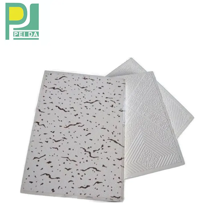 Material de techo 60x60 Tablero de yeso decorativo de PVC