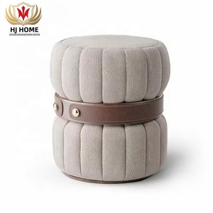 HJ HOME Tabouret de chevet moderne en acier inoxydable pour chambre à coucher de luxe légère <span class=keywords><strong>Chaise</strong></span> <span class=keywords><strong>longue</strong></span> et lit ottoman King Size - Product Image 3