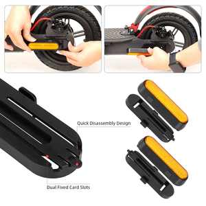 Kit de feux de signalisation rechargeables ULIP, 2 ensembles + 1 feu arrière avec télécommande, rotation multi-angles pour scooters, vélos, vélos électriques - Product Image 5