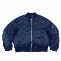 Veste universitaire surdimensionnée pour homme avec logo personnalisé, manches froncées, imperméable, coupe-vent, uniformes d'équipe scolaire à marque privée