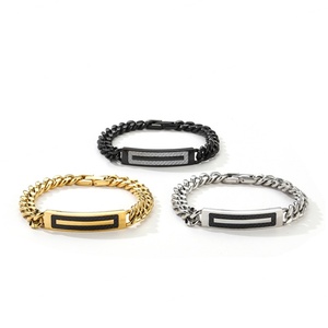 Pulsera de Acero Inoxidable con Logotipo Personalizado, Chapado en PVD, Resistente al Agua y al Deslustre, de Alta Calidad, al por Mayor - Product Image 2