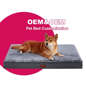 Cama Ortopédica para Perros de Espuma Viscoelástica de Alta Densidad, Precio Directo de Fábrica, para Alivio de Articulaciones, con Forro Interior Impermeable, Colchoneta para Dormir para Mascotas - Product Image 1