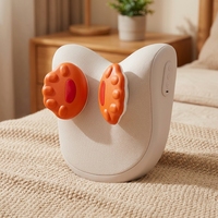 Nouveau design Masseur de dos et de cou à massage chauffant par pétrissage, avec mains relaxantes de type humain, masseur de taille en forme de patte de chat