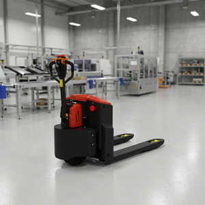 Transpalette électrique 2T avec batterie au plomb-acide, pneus pleins, mât monophasé pour utilisation en intérieur dans une usine de fabrication - Product Image 4