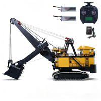 Mini-excavatrice électrique télécommandée P&H 4100XPC 1/25, modèle RTR à assembler, excavatrice minière en métal
