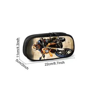 Estuche para Lápices con Estampado de Motocicleta, Diseño en Capas, de Alta Calidad, con Dibujos Animados en 3D, el Mejor Regalo para Niños y Niñas, para la Escuela y la Oficina - Product Image 2