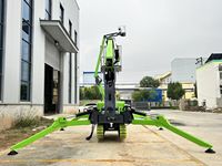 Nacelle élévatrice araignée tout-terrain articulée sur chenilles 10-20M, plateforme de travail aérien électrique hydraulique télescopique