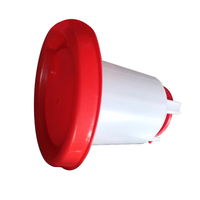 Nouvelle mangeoire automatique pour poulets de 12 kg, en matériau PP, garantie 1 an, pour animaux de ferme, volailles, cailles, pigeons, coqs, poules