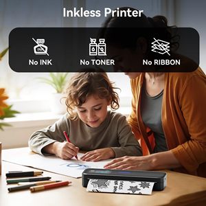 Phomemo m832d <span class=keywords><strong>A4</strong></span> Máy in di động không dây inkless máy in cho điện thoại di động máy tính xách tay, Máy in nhiệt cho du lịch làm việc - Product Image 6