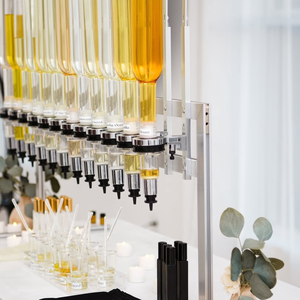 Máy chiết rót nước hoa, máy làm đầy tinh dầu tùy chỉnh 6/8/12 chai 375ml, thiết bị phân phối nước hoa, quầy nước hoa dùng cho trang trí đám cưới - Product Image 1