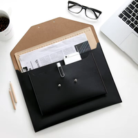 Étui léger en cuir pour ordinateur portable, tablette, documents de bureau, pochette de rangement, organiseur de fichiers pour professionnels