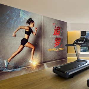 Carta da Parati Murale 3D Personalizzata di Alta Qualità per <span class=keywords><strong>Palestra</strong></span>, Decorazione Moderna Botanica con Funzione Impermeabile - Product Image 3
