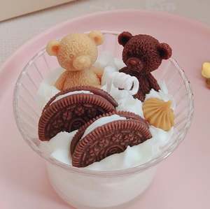 Velas Aromáticas para Regalo de Boda, Novedad 2026, Lindas Velas Desodorizadas de Cera de Soya de Larga Duración con Aroma a Postre - Product Image 6