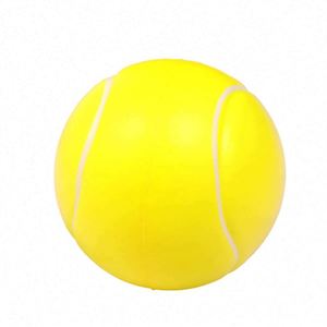 En gros, jouet souple unisexe personnalisé en forme de balle de tennis, balle anti-stress sportive, balle de softball en mousse PU, polyuréthane promotionnel - Product Image 2