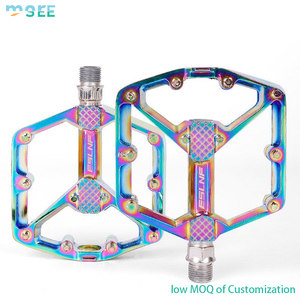 Pédales de vélo SeeMore antidérapantes à dégagement rapide, double roulement scellé en alliage d'aluminium, colorées - Product Image 2