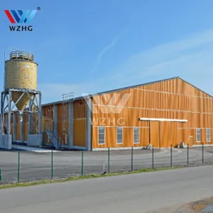 Structure de maison prix cadre en acier hangar d'atelier de 2 étages cadre en acier élevage de volailles