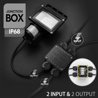Boîtier de boîtier d'éclairage paysager pour éclairage LED à haute baie étanche 4 voies 450V 40A Ip68 Junction Electronics & Instrument Enclosure