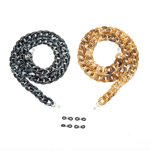 Collier en acétate acrylique à la mode <span class=keywords><strong>2022</strong></span>, grand bijou plat, <span class=keywords><strong>chaîne</strong></span> de <span class=keywords><strong>lunettes</strong></span> de soleil, pour <span class=keywords><strong>lunettes</strong></span> - Product Image 2
