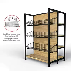 Étagères de supermarché robustes et multifonctionnelles, double face, vente directe d'usine, prix bas pour les épiceries - Product Image 2