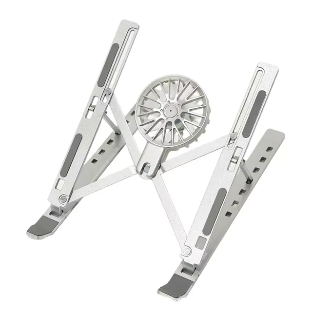 Wholesale Laptop Cooling Stands 7-levels Adjustable Laptop Fan Stand Aluminium Riser Laptop Holder for Desk Compatible 18inch