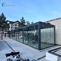 Pergola rétractable en aluminium à rupture de pont thermique de haute qualité Sweet Home, montage facile, imperméable, pour patio extérieur, jardin, gazebo