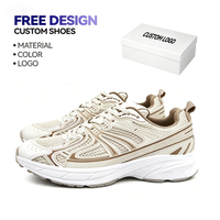 Calzado Deportivo Casual con Aumento de Altura, Malla Transpirable y Cordones, Parte Superior de Cuero con Diseño Sólido, para Toda Temporada