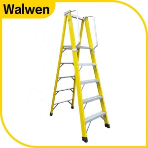 Four Step Portable Strong Household Fiberglass Platform <strong>Ladder</strong> <strong>Decorative</strong> Step <strong>Ladders</strong> - Product Image 3