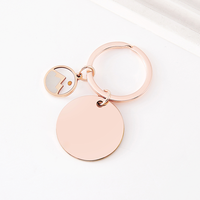 Porte-clés Ywyougang Graine de Moutarde Montagne 4 Couleurs Acier Inoxydable Gravure Laser Personnalisable Pendentif Clé Dessin Animé Vintage Tendance Cadeau