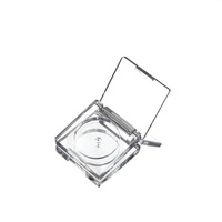 Usine de source Emballage cosmétique Boîte d'emballage Blush Flip Single Fard à paupières Emballage vide Mini Palette de fard à paupières mignon