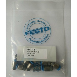 Plc 10pcs Qs-1/8-6-i 153013 New Connector Qs1/<strong>86i</strong> Free Shipping for Warranty Product - Product Image 2