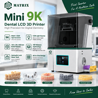 Mini imprimante 3D dentaire 9K, résolution 8520*4320, imprimante à résine LCD pour modèles de couronnes et bridges et laboratoires dentaires