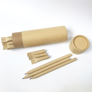 Custom logo Eco Friendly Recyclable Kraft Rolling Paper Ball Pen Set with Gift Box - Product Image 3