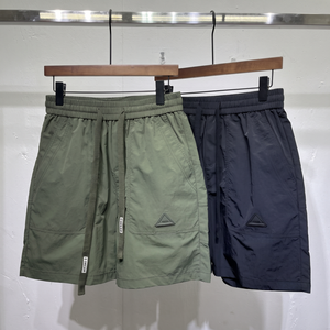 Pantalones Cortos Cargo para Hombre al por Mayor con Logotipo Personalizado, Cintura Elástica, Secado Rápido, Estilo Urbano Informal, para Verano, ODM TKAN7733 - Product Image 1